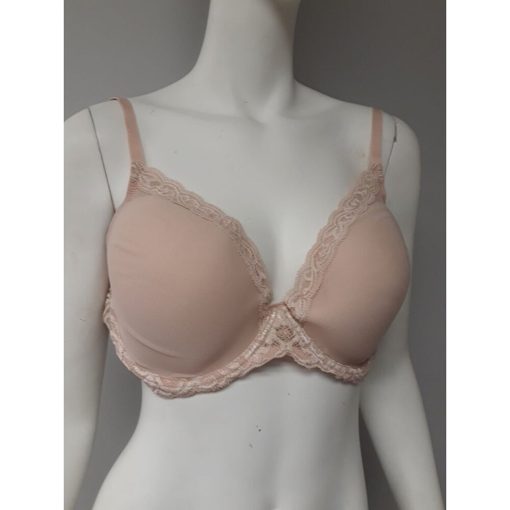 Natori Feather Bra Pink Size 32 C NEW WITHOUT TAGS!